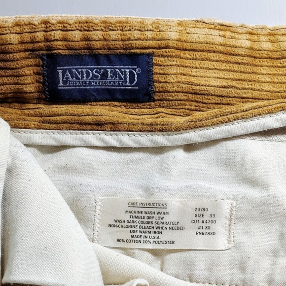 Lands End Vintage corduroy trousers - Picture 4 of 4